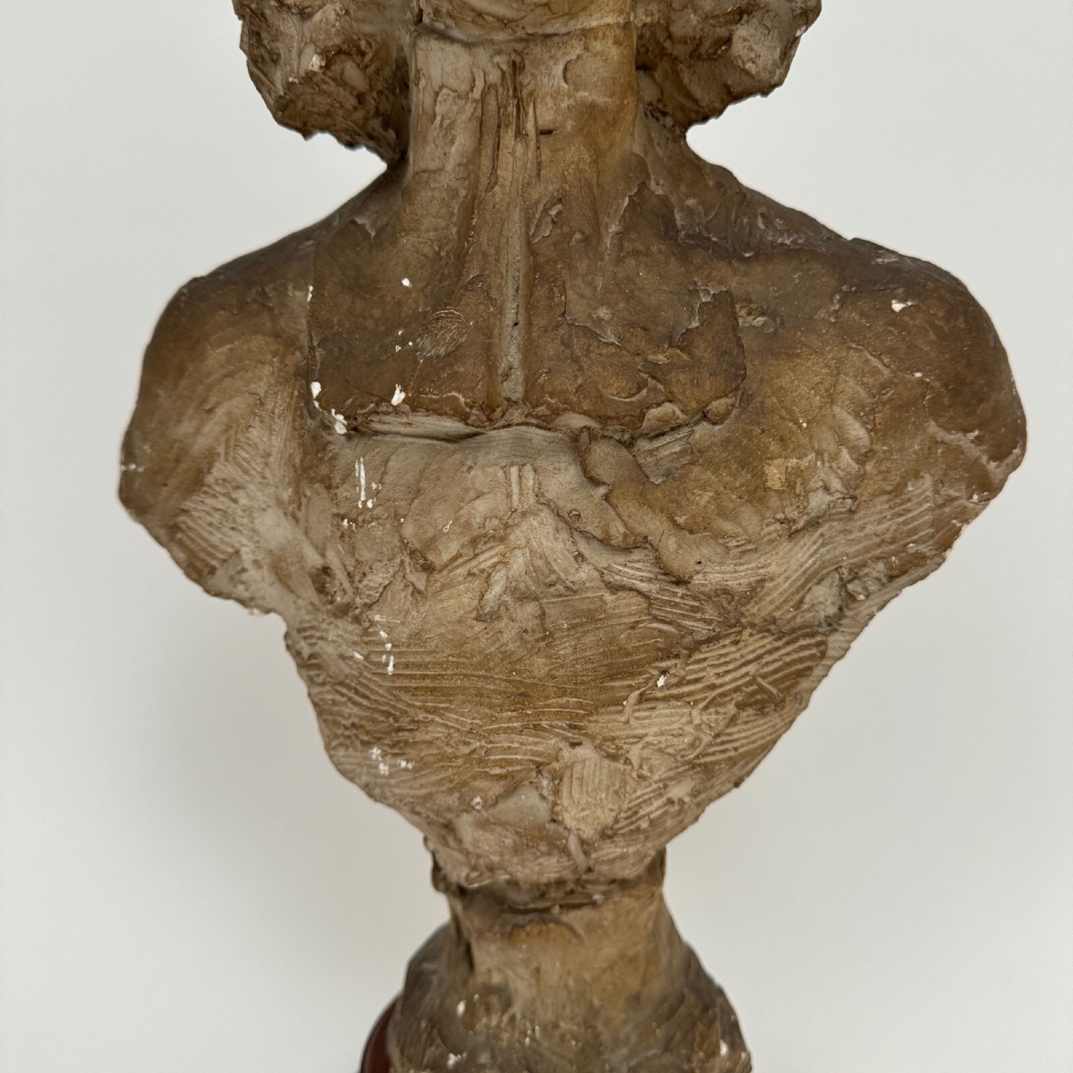 Patinated Plaster Bust From The Charles Filleul Workshop, 20th Century, Representing A Man-photo-2