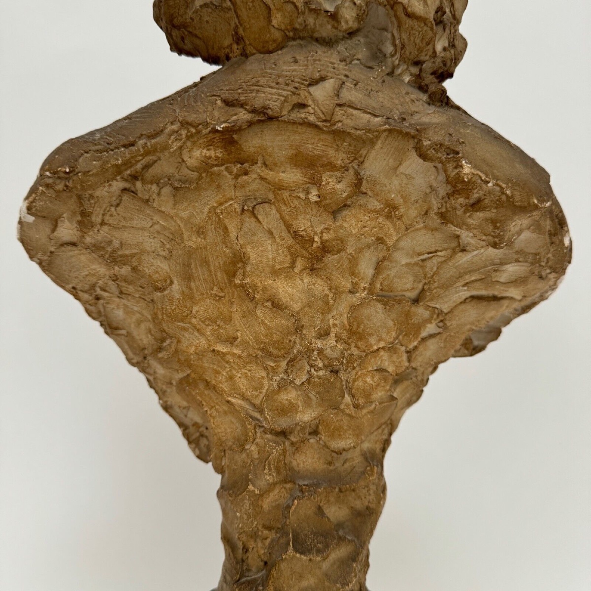 Patinated Plaster Bust From The Charles Filleul Workshop, 20th Century, Representing A Man-photo-4