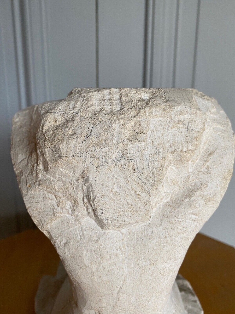 Direct Carving Sculpture Of A Female Nude From The 20th Century Workshop-photo-5