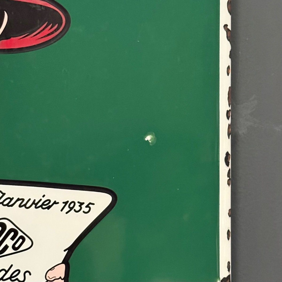 Yacco Enamelled Advertising Plate 103 X 58 Cm-photo-7