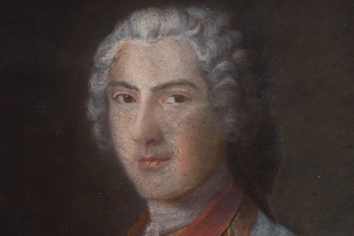 Portrait Of Louis Ferdinand Of France After M. Quentin De La Tour 18th Century-photo-4