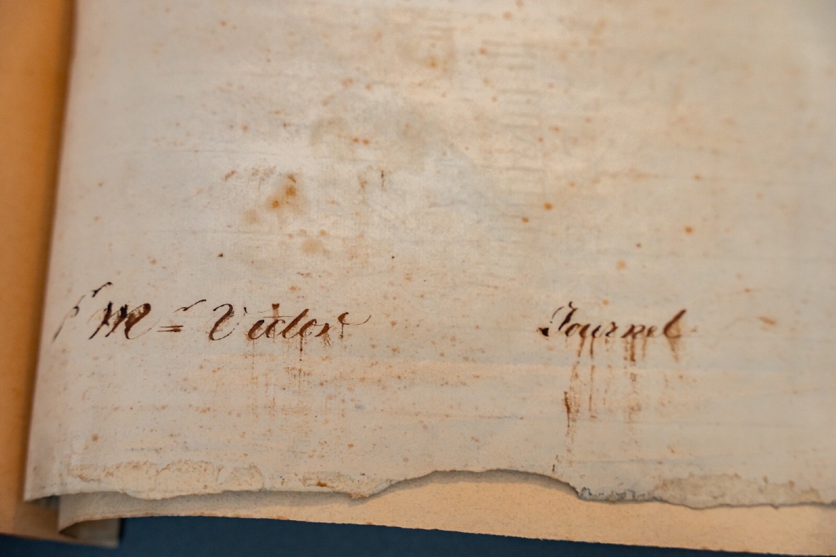 Dessin XVIIIe scène de cavaliers près d'un pont cadre doré-photo-7