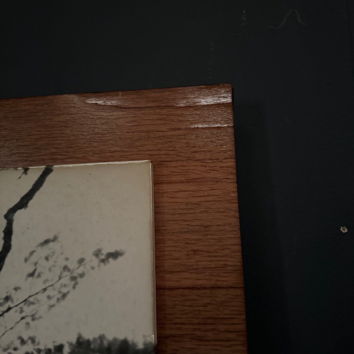 Photo sur un panneau de bois paysage de montagne 1960-photo-4