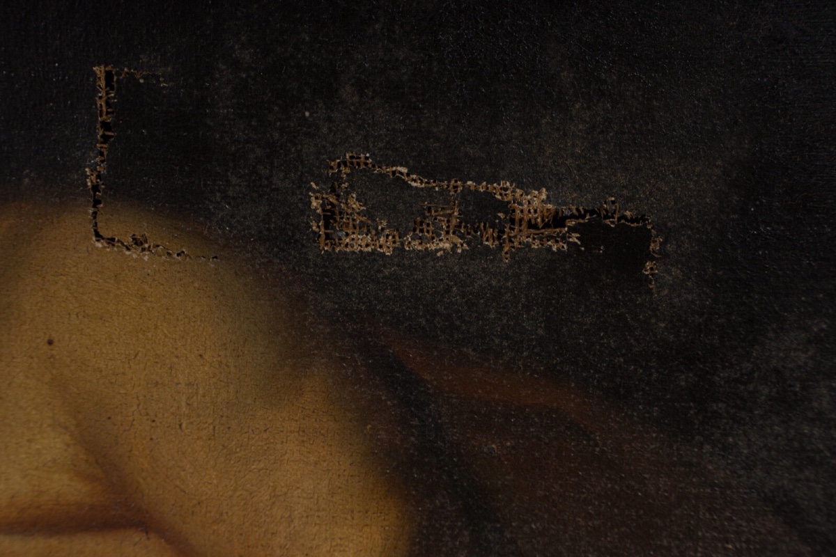 Oil On Canvas After Anthony Van Dyck Virgin And Child Early 19th Century-photo-4