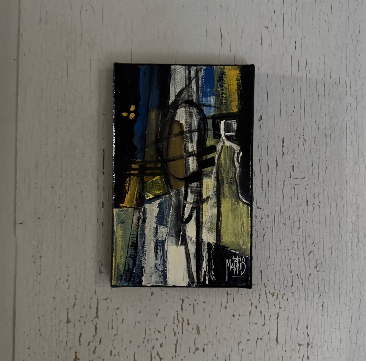 Acrylic On Canvas By Mabris XXIe Entitled Boléro-photo-2