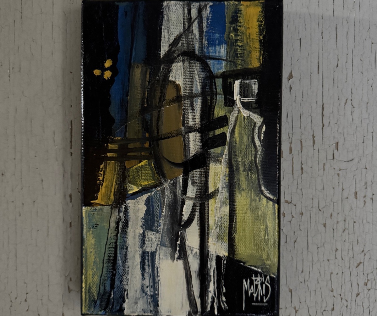 Acrylic On Canvas By Mabris XXIe Entitled Boléro-photo-3