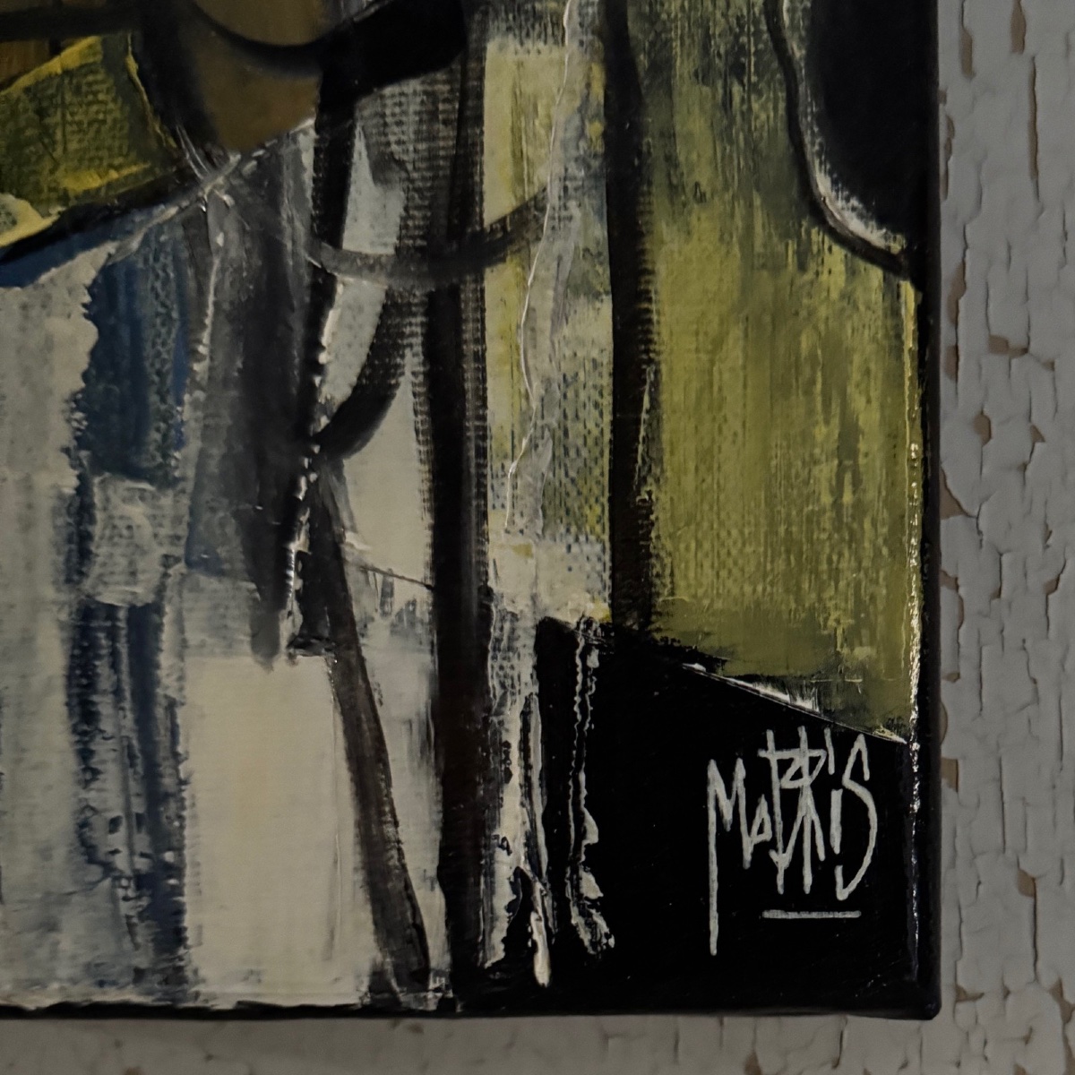Acrylic On Canvas By Mabris XXIe Entitled Boléro-photo-4