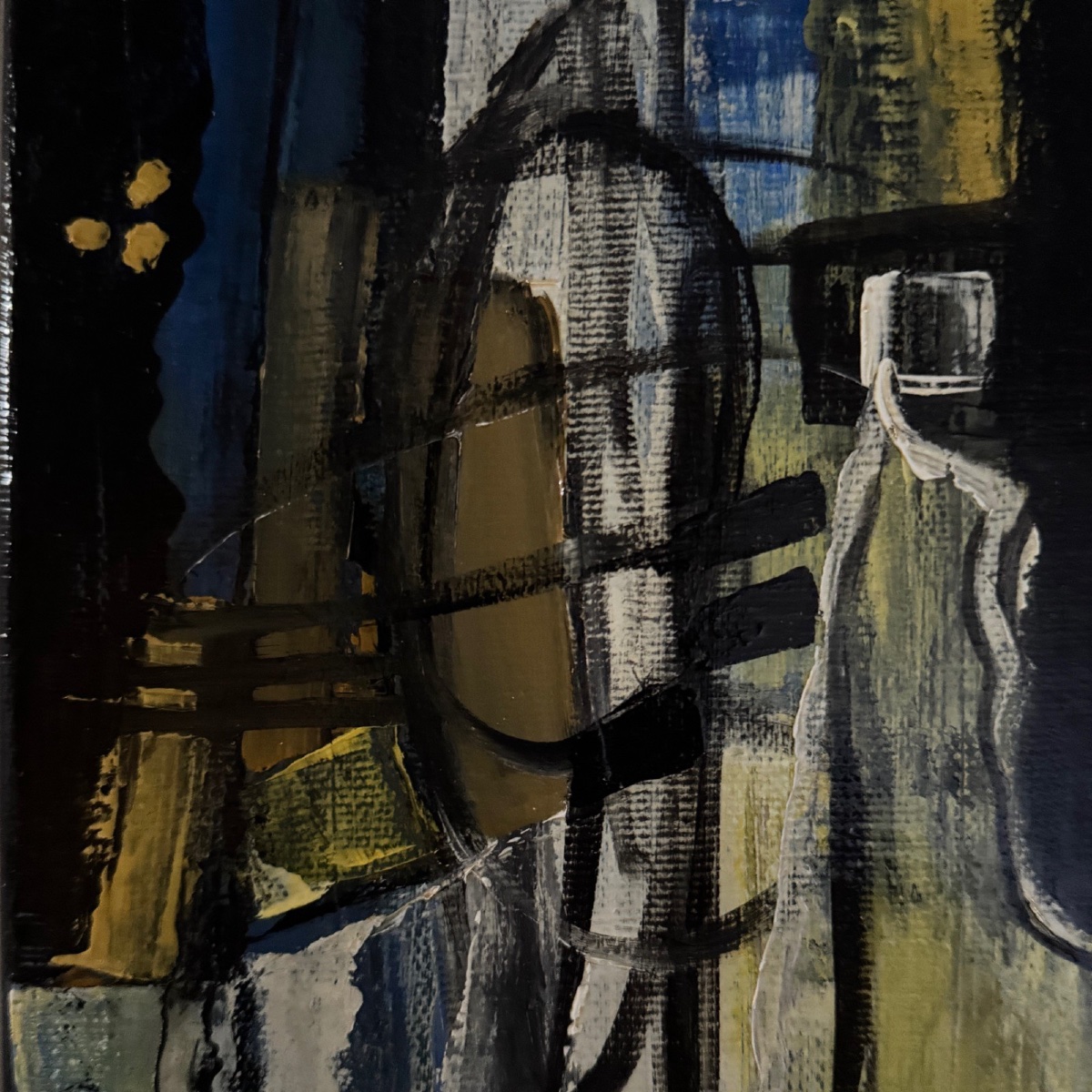 Acrylic On Canvas By Mabris XXIe Entitled Boléro-photo-1