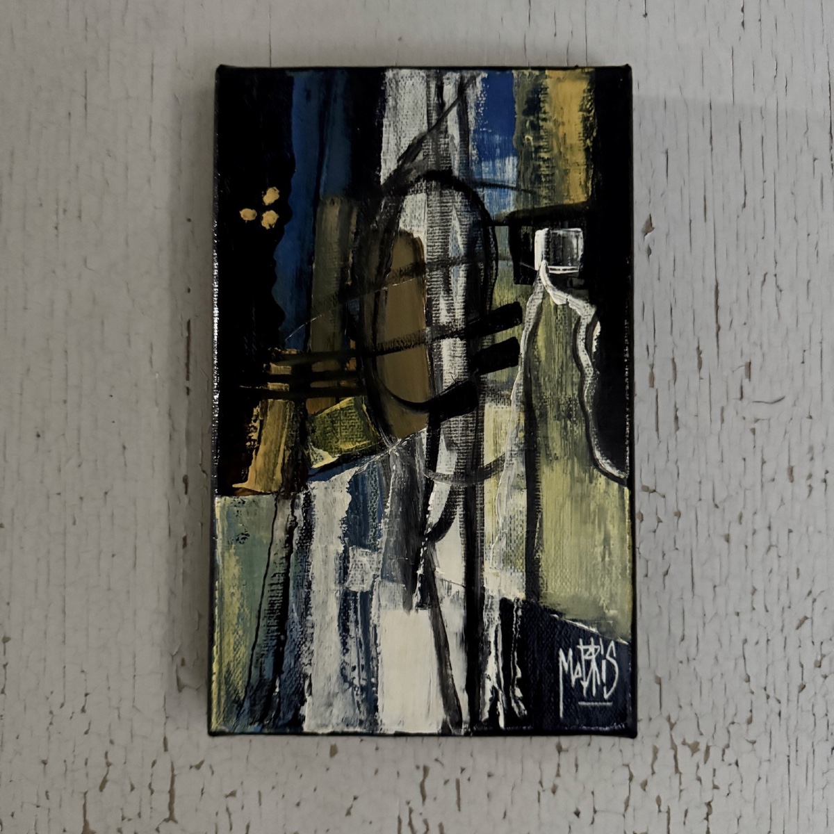 Acrylic On Canvas By Mabris XXIe Entitled Boléro