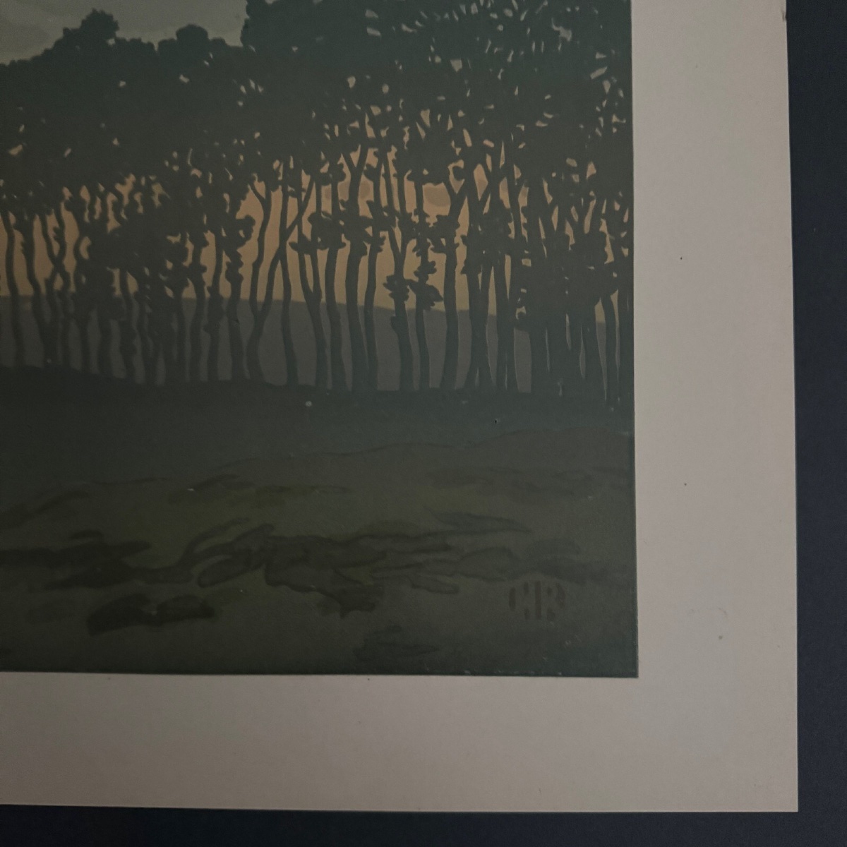 Lithographie par Henri Rivière La Féérie des Heures - L’Aube-photo-2