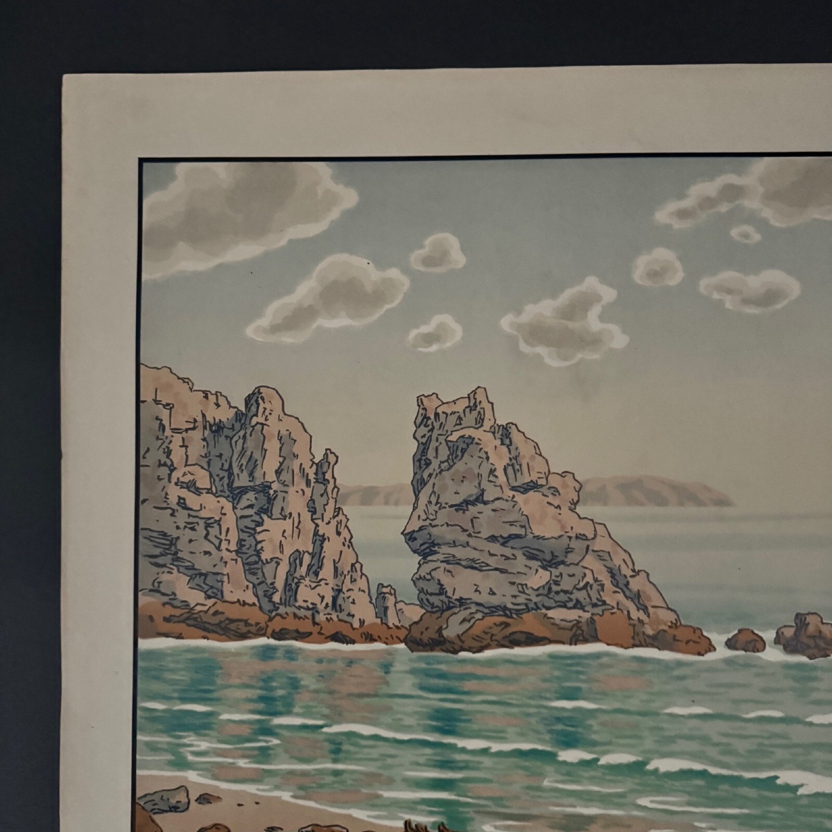 Lithographie par Henri Rivière Les Aspects de la Nature - La Mer-photo-3