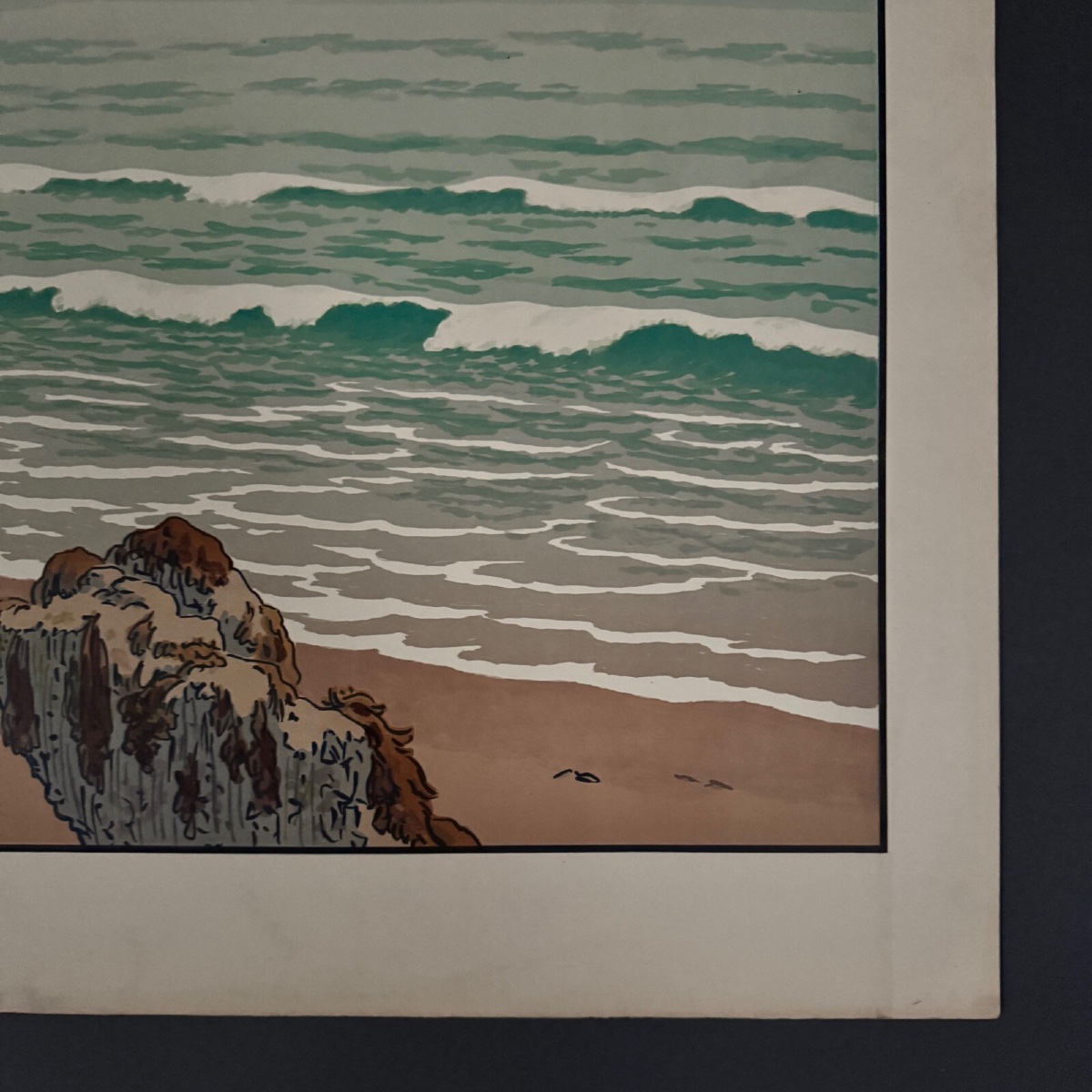 Lithographie par Henri Rivière Les Aspects de la Nature - La Mer-photo-4