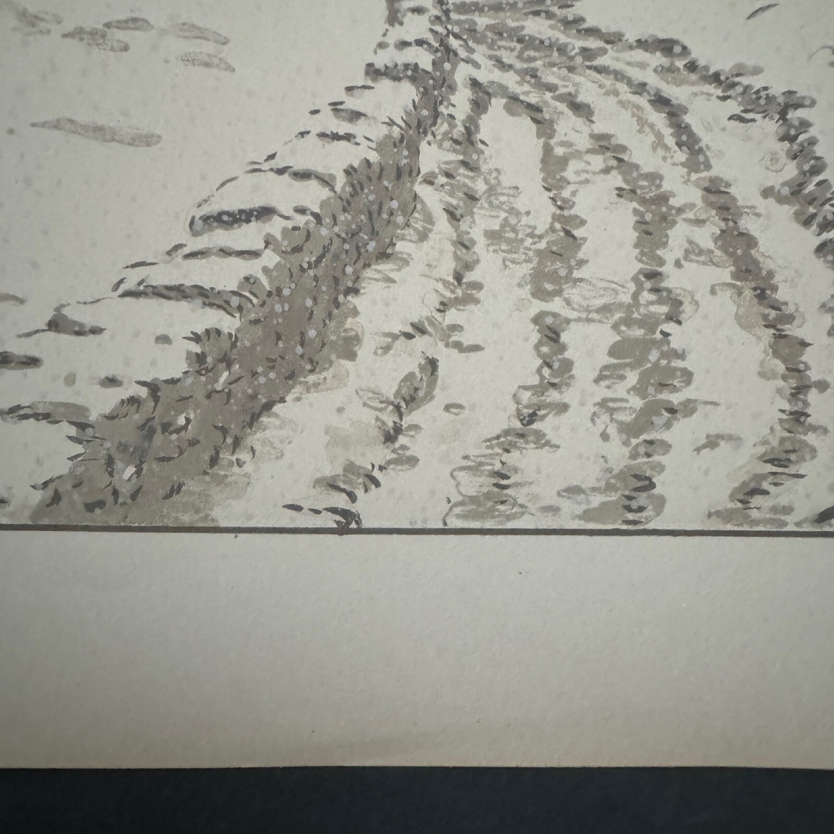 Lithographie par Henri Rivière La Neige-photo-3