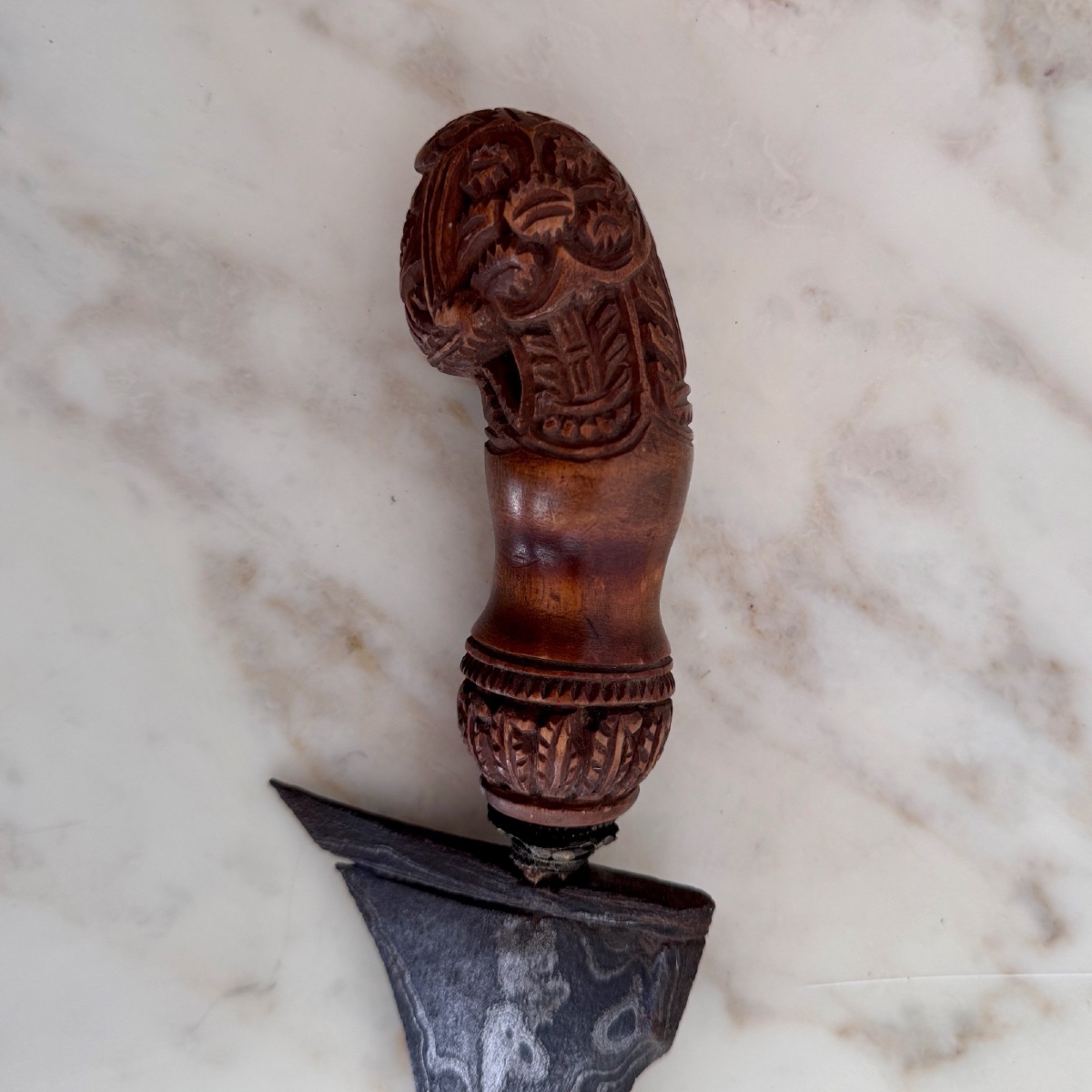 Indonesian Kriss Madura Island Greater Sunda Islands Carved Sleeve-photo-2