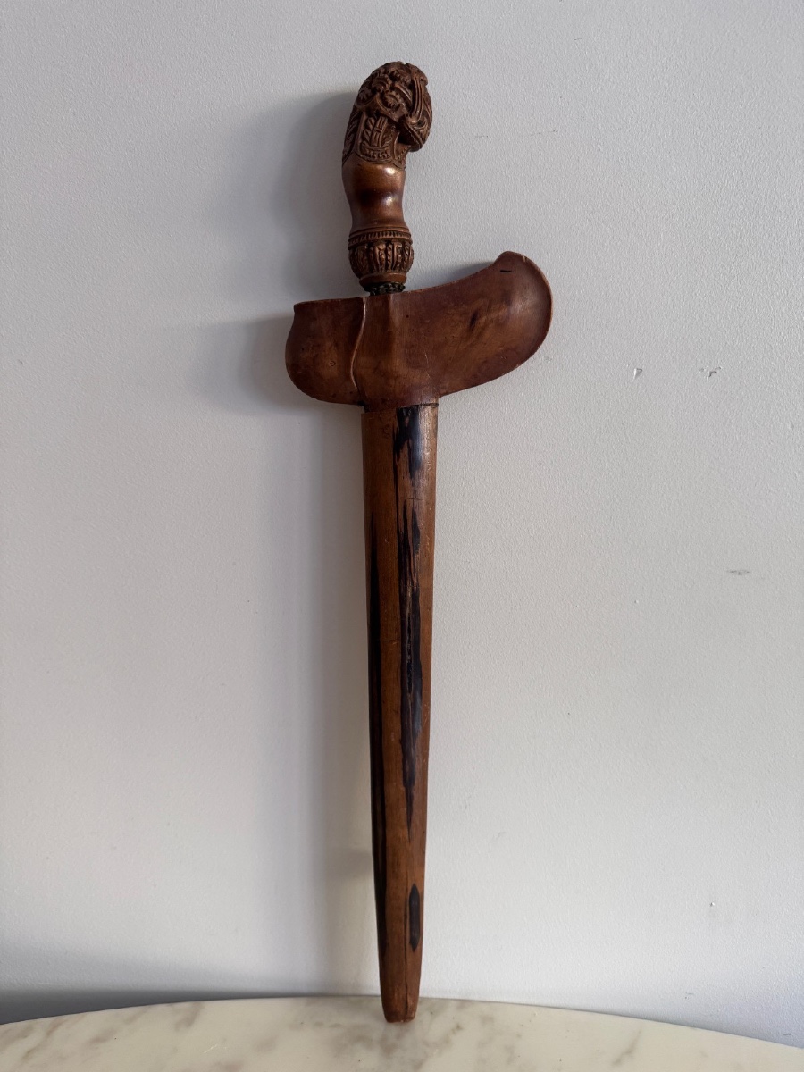 Indonesian Kriss Madura Island Greater Sunda Islands Carved Sleeve