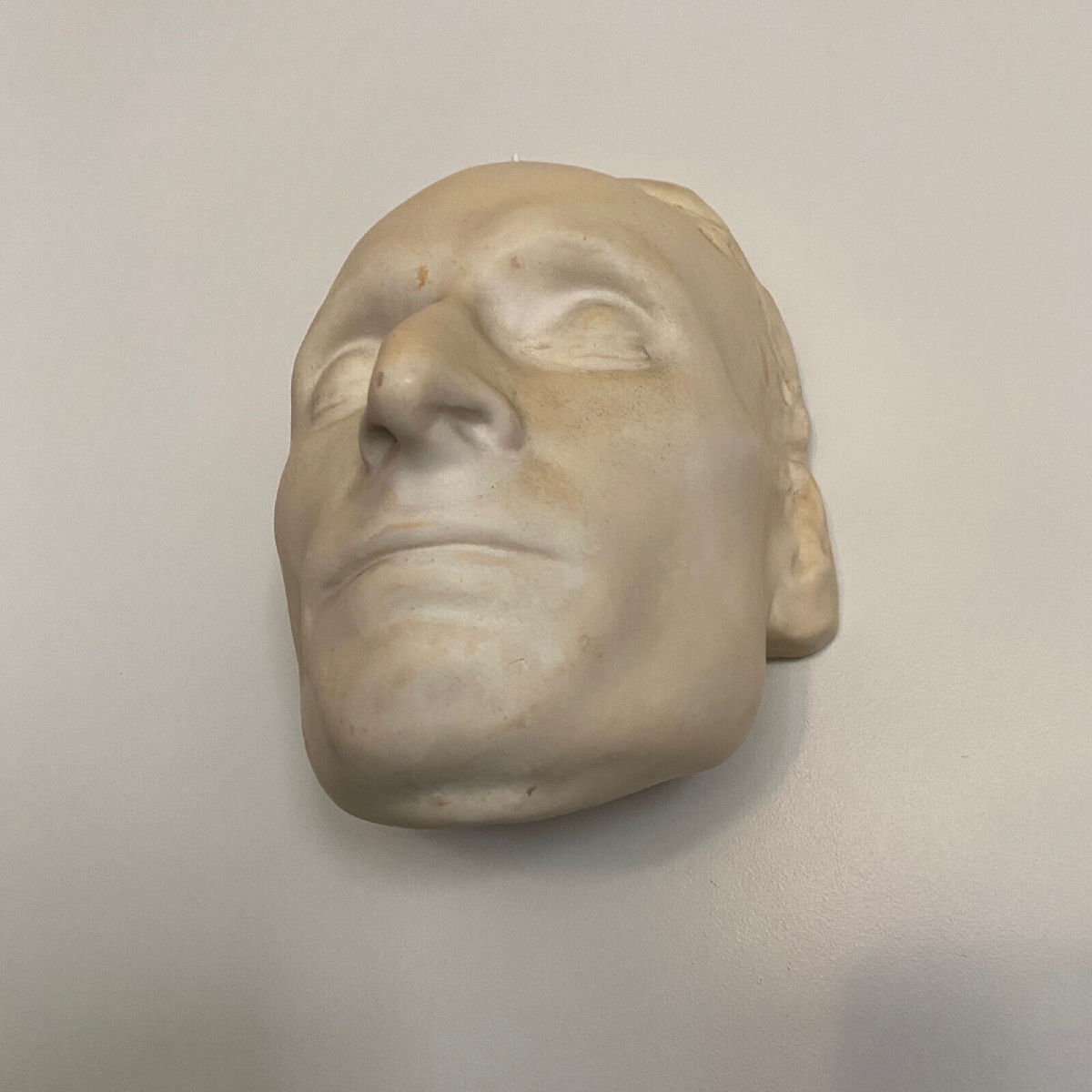 Plaster Death Mask Of Blaise Pascal 1940-photo-4