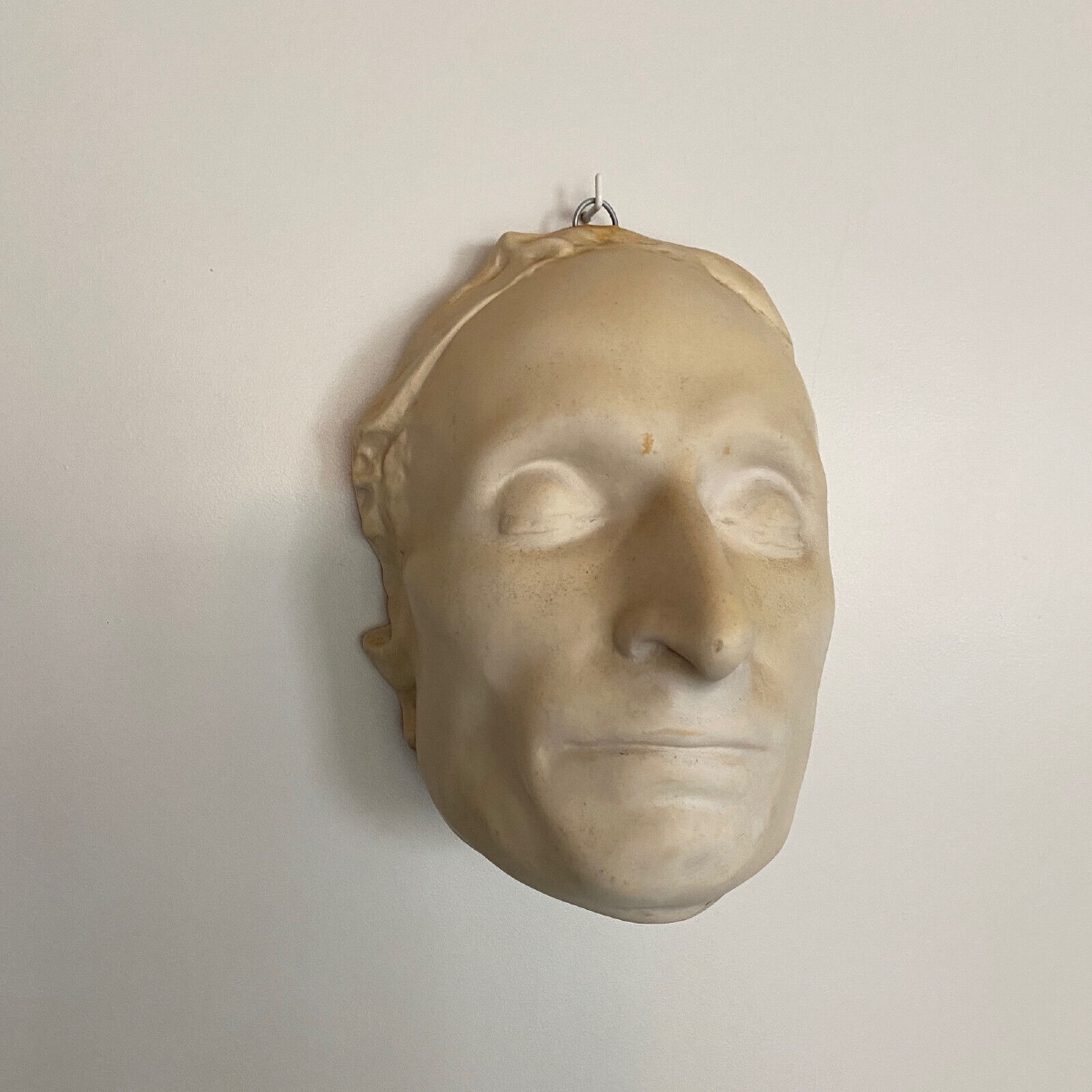 Plaster Death Mask Of Blaise Pascal 1940