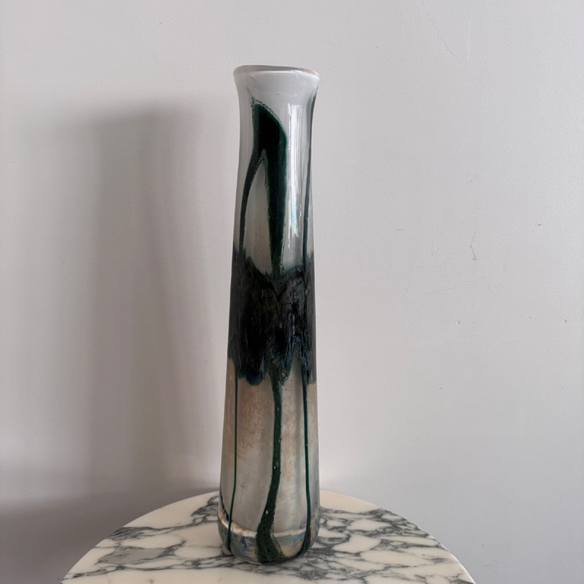 Vase en verre multicouche par Val-Saint-Lambert XXe-photo-4