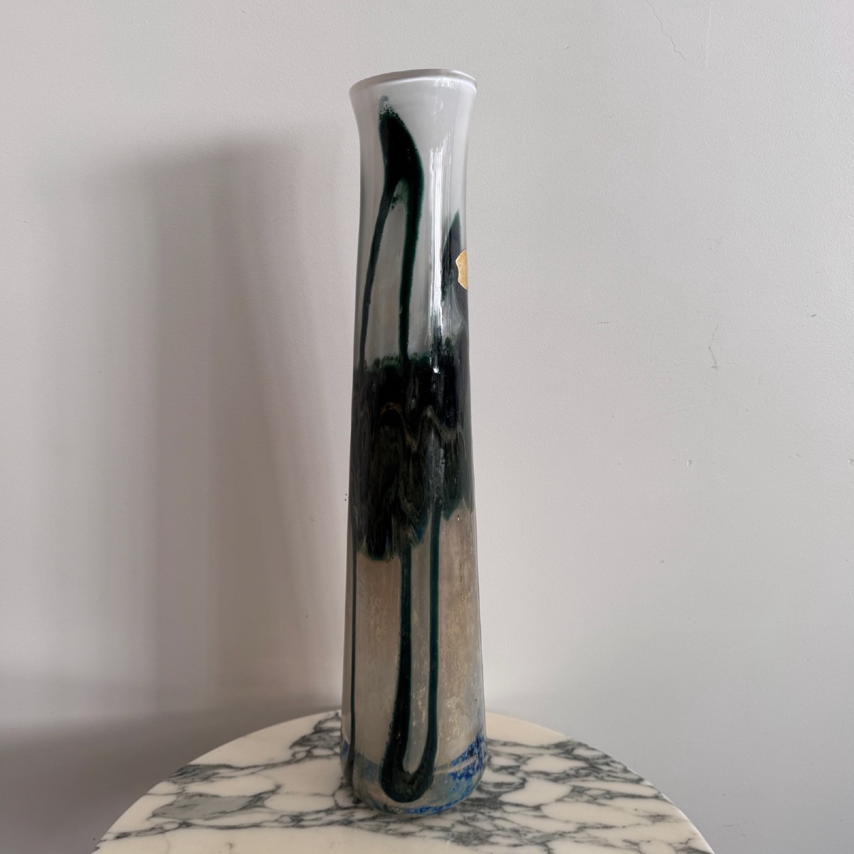 Vase en verre multicouche par Val-Saint-Lambert XXe-photo-1