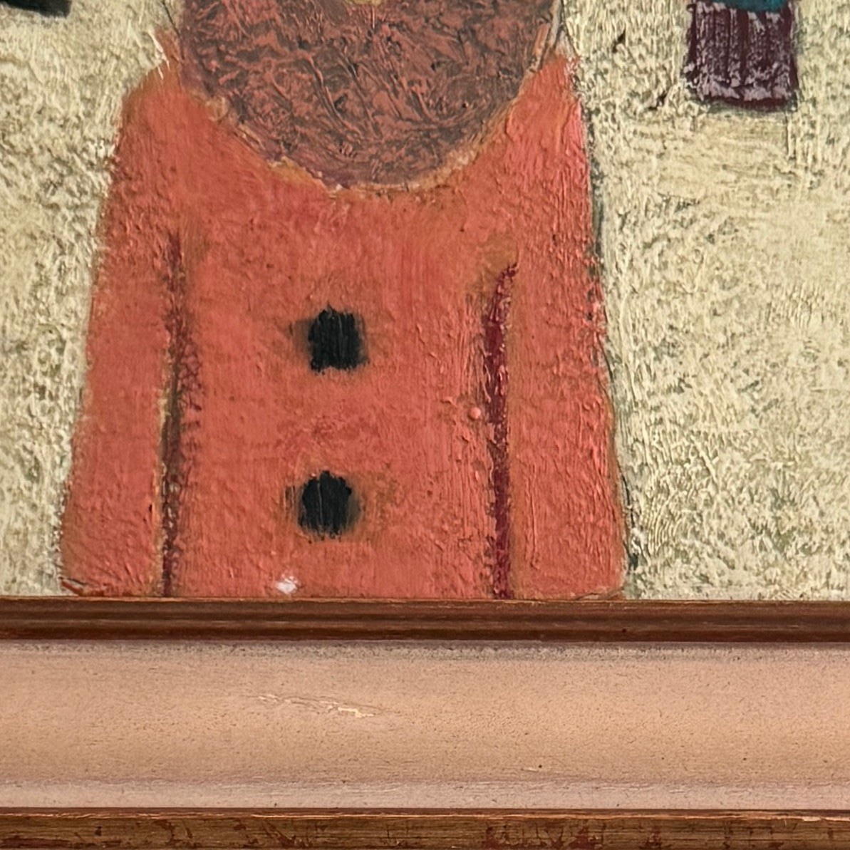 Oil On Panel By Alain Thomas 1966 Winter Break-photo-6