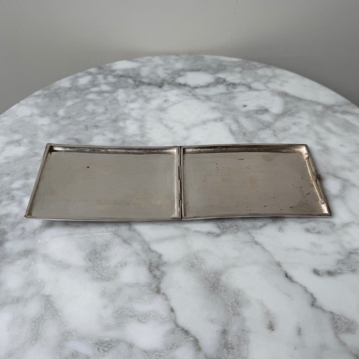 Indochina Southeast Asian Silver Cigarette Case With Dragon Decoration-photo-4