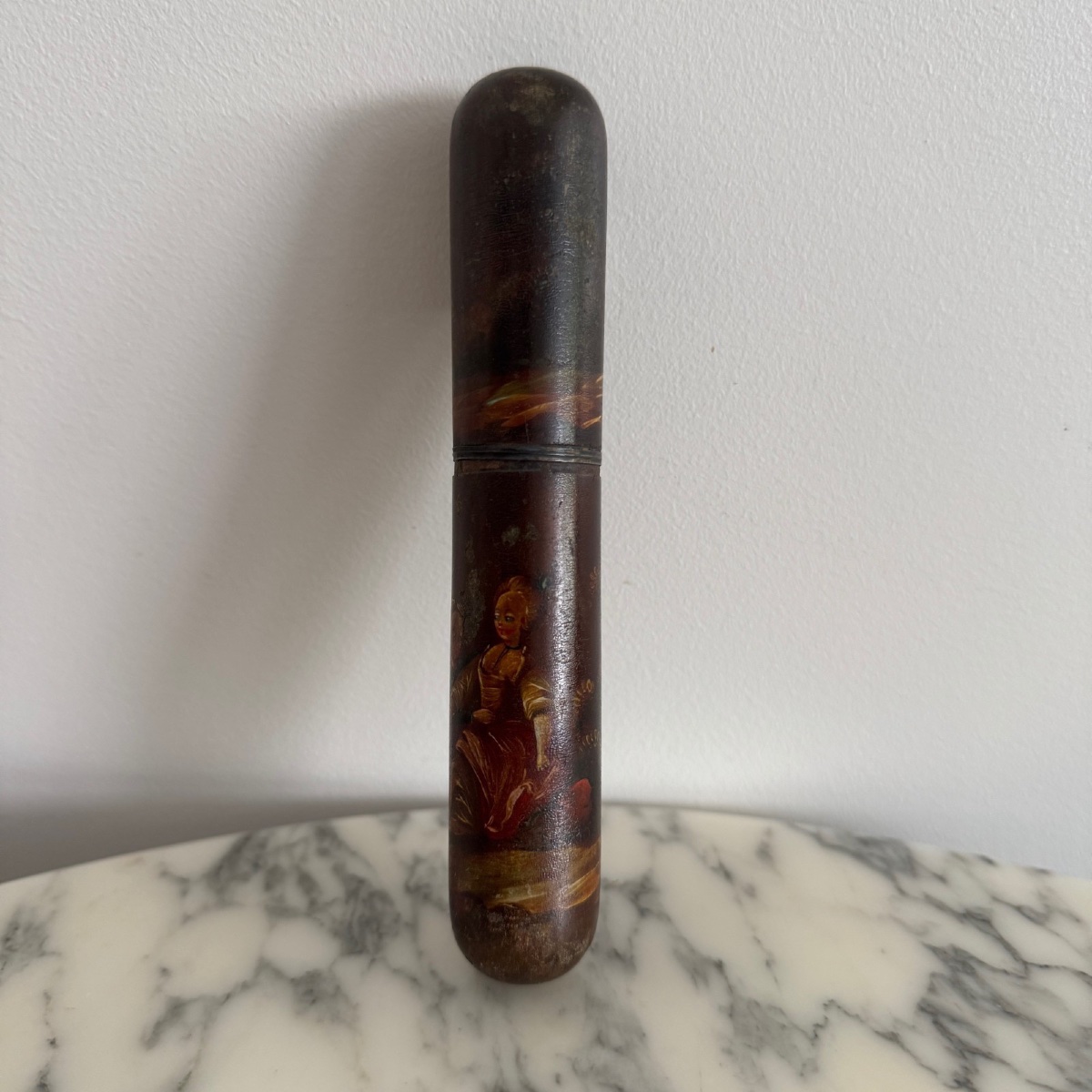 Étui à messages en vernis Martin XVIIIe-photo-2