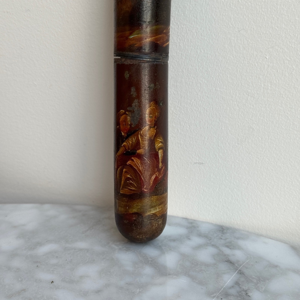 Étui à messages en vernis Martin XVIIIe-photo-5