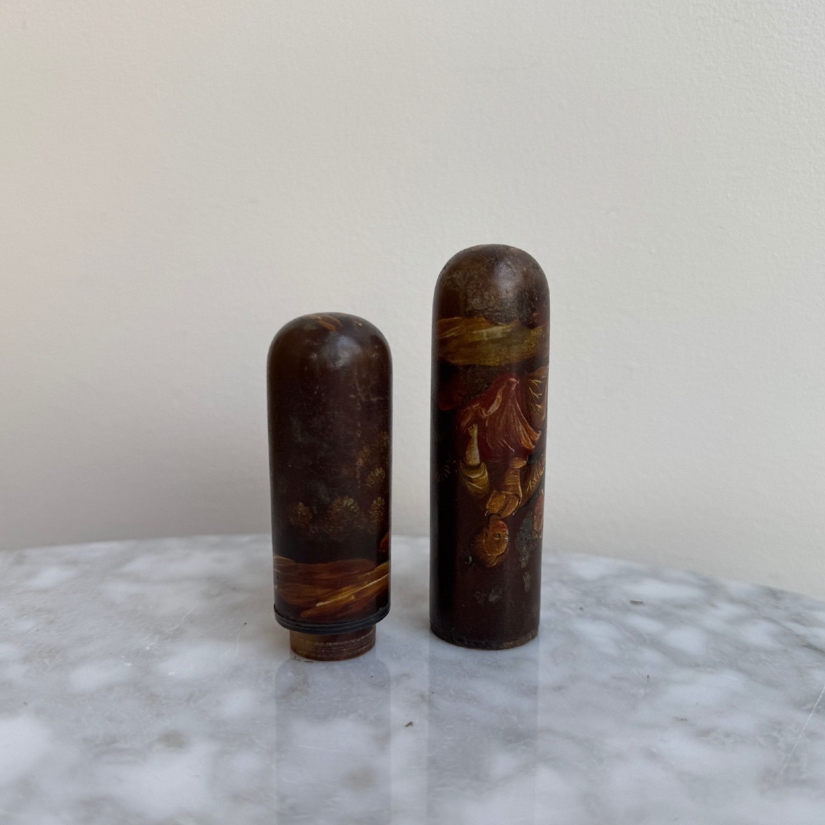 Étui à messages en vernis Martin XVIIIe-photo-7