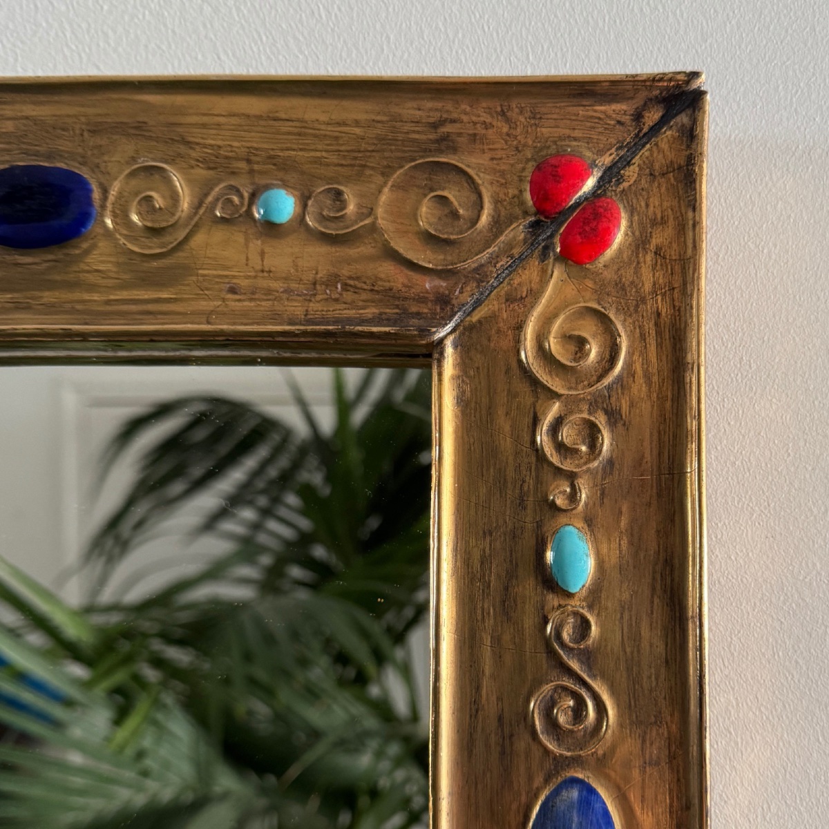 Miroir en céramique XXe par François Lembo-photo-3