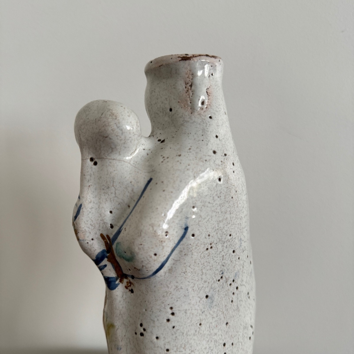 18th-century Earthenware Virgin Mary After Childbirth-photo-4