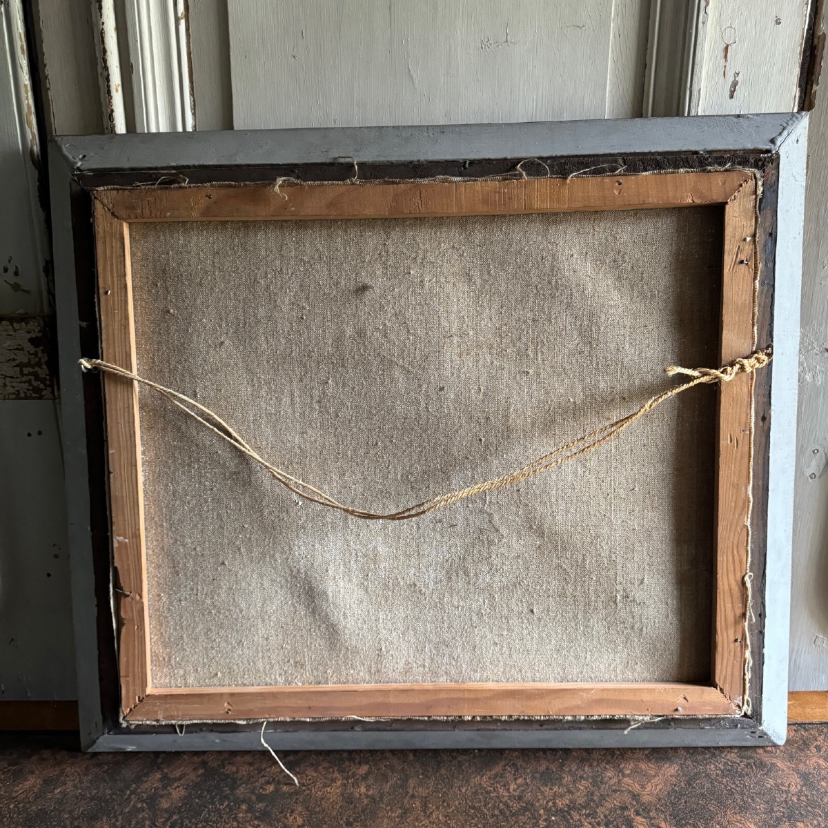 Oil On Canvas, 20th Century, Still Life With Fruit And A Cloth, Limed Frame-photo-3