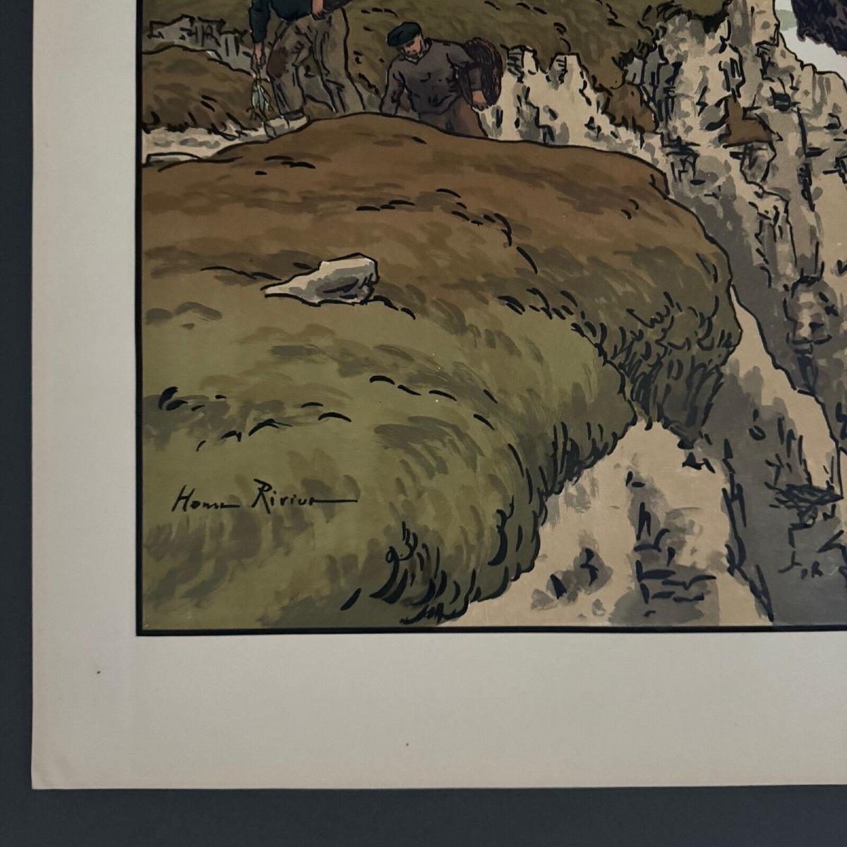 Lithographie par Henri Rivière Les Aspects de la Nature - Le Cap -photo-2