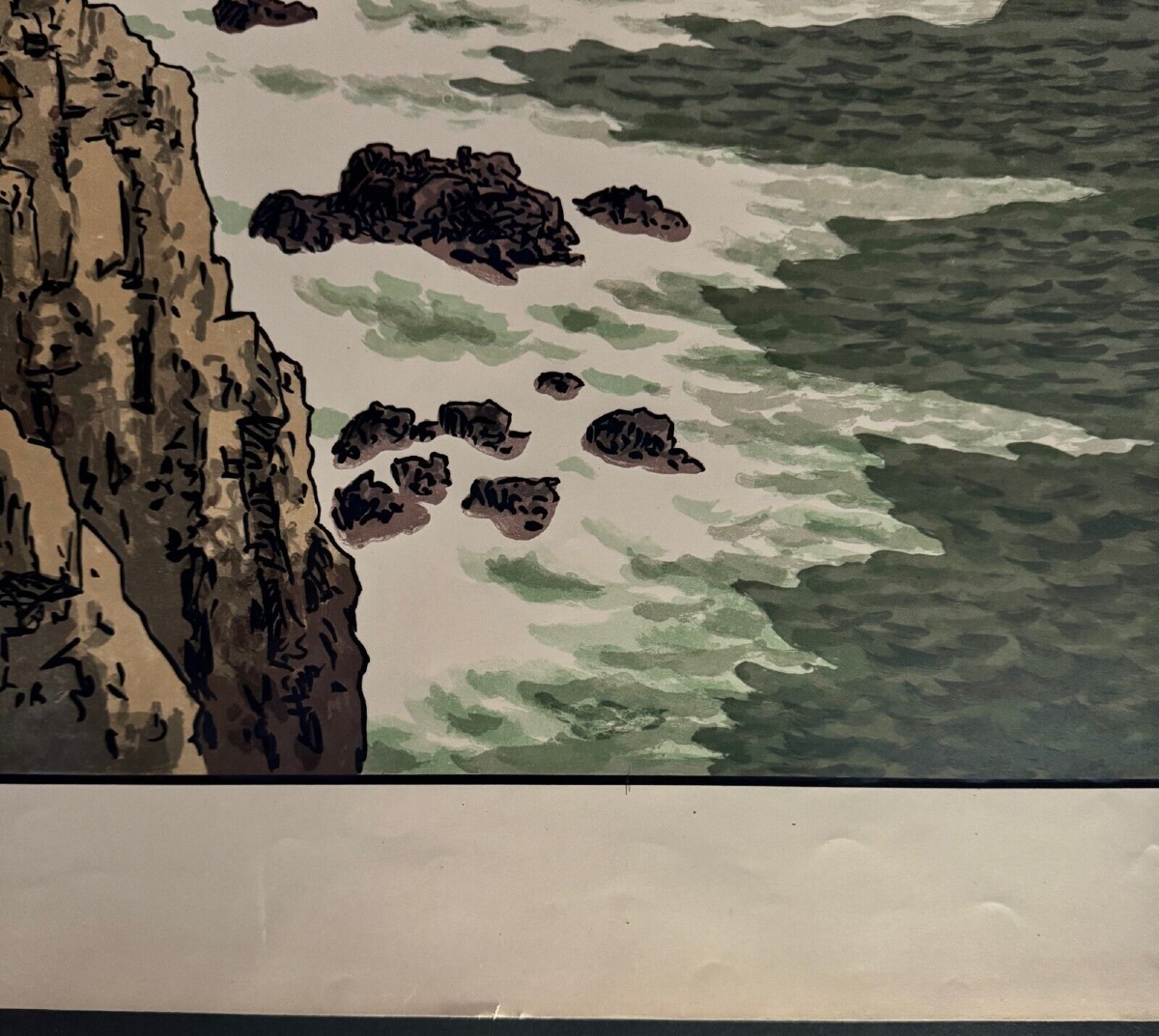 Lithographie par Henri Rivière Les Aspects de la Nature - Le Cap -photo-1