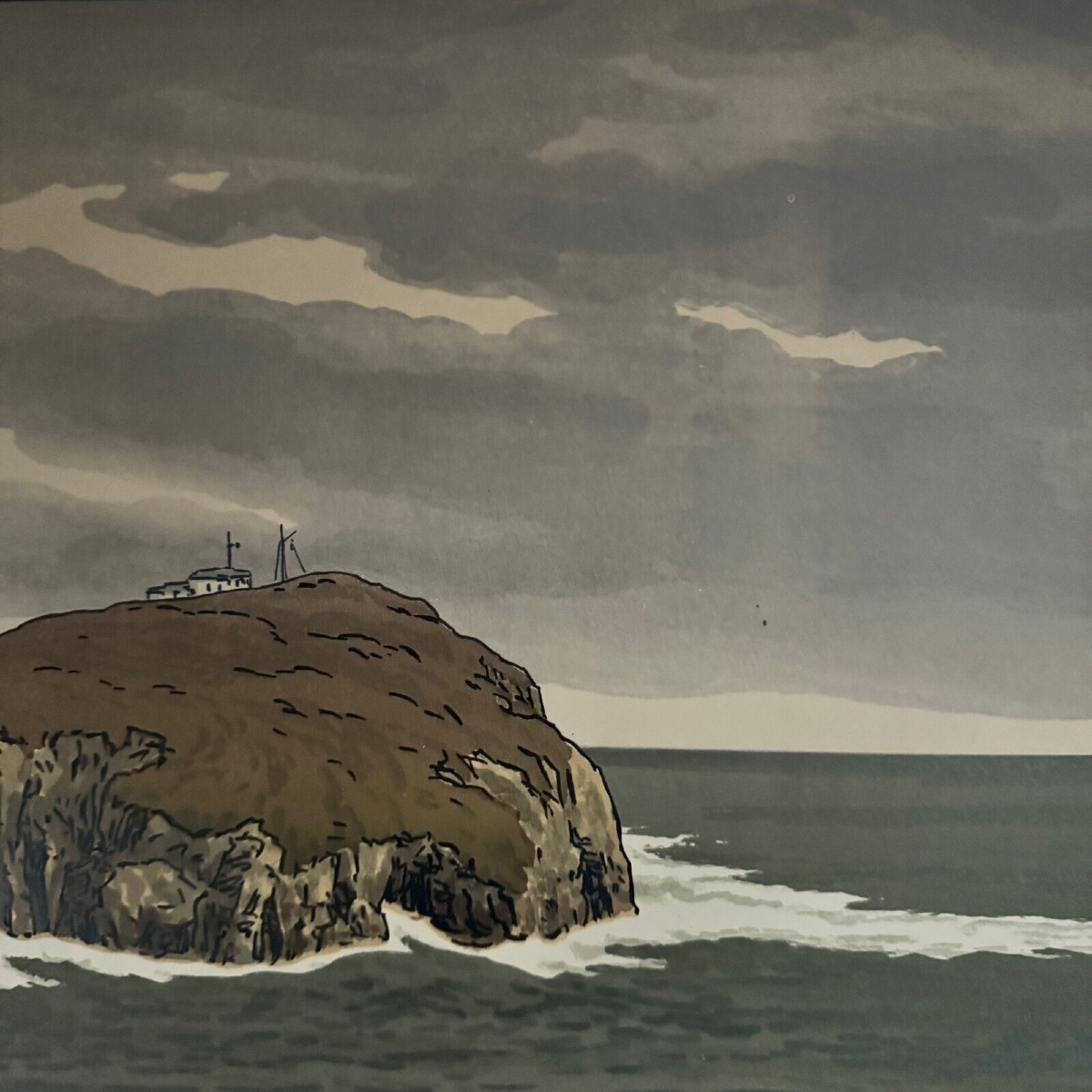 Lithographie par Henri Rivière Les Aspects de la Nature - Le Cap -photo-2