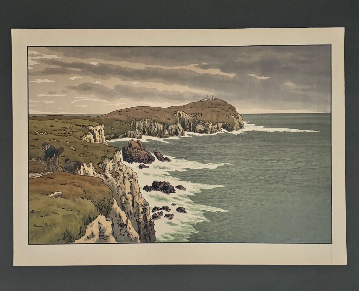 Lithographie par Henri Rivière Les Aspects de la Nature - Le Cap 