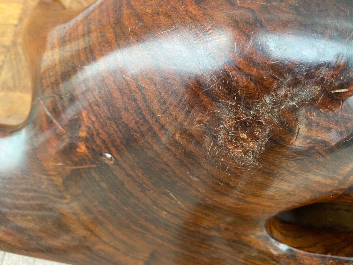 Modernist Free-form Wooden Sculpture, 1960-photo-3