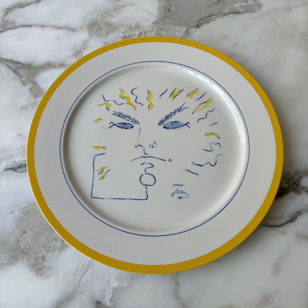 Plate Design By Jean Cocteau, Villeroy & Boch, Jean-claude Goumard-photo-8
