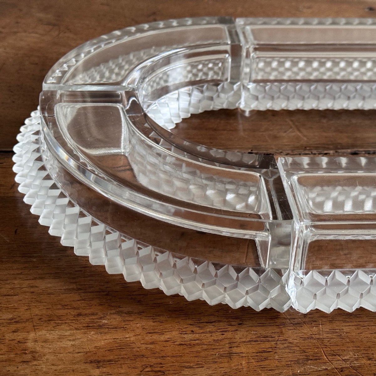 Centerpiece By Lalique France, Festons Model-photo-2