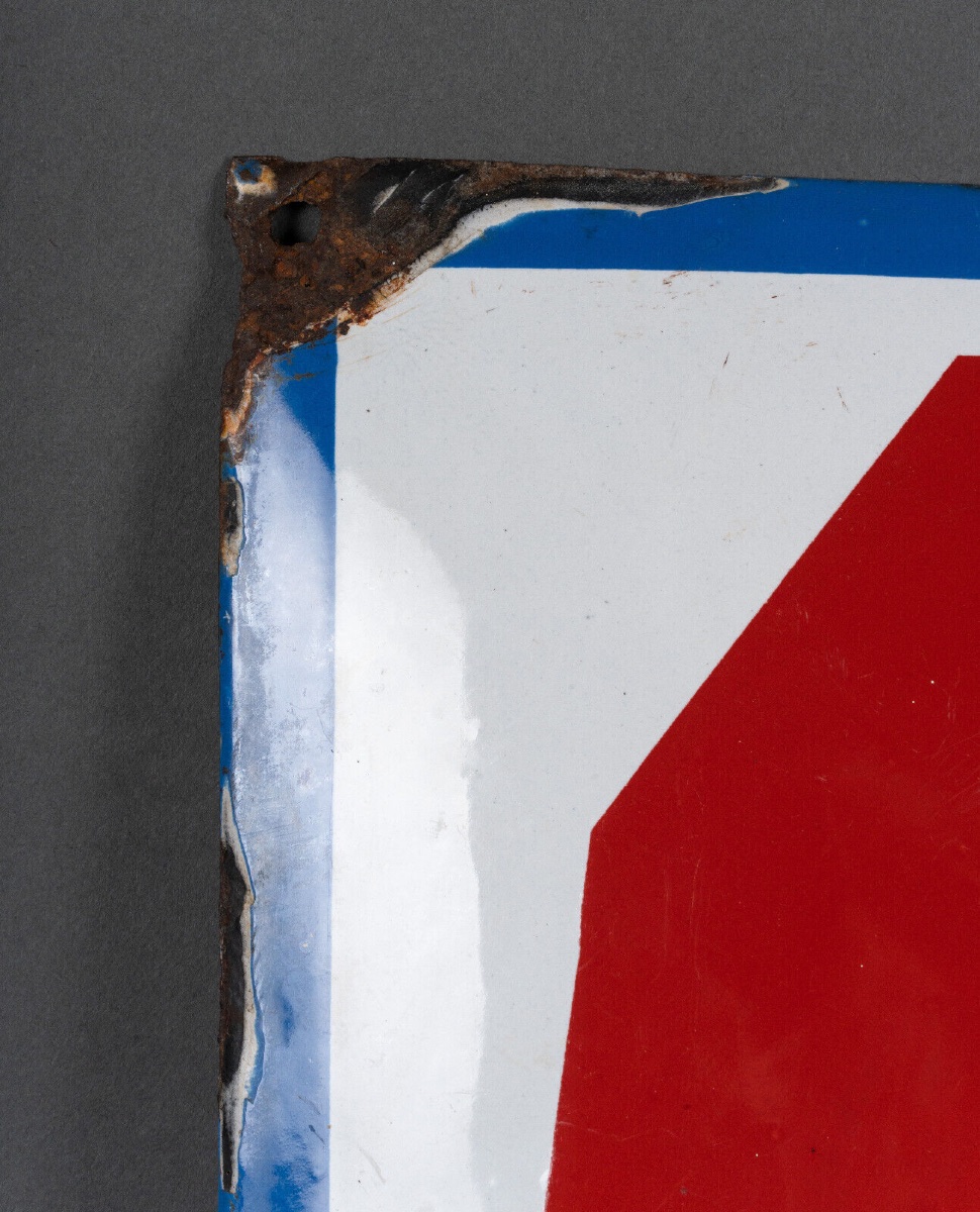 Convex Enamel Sign André Stouls Beer Lutterbach 1648 Als Strasbourg-photo-4