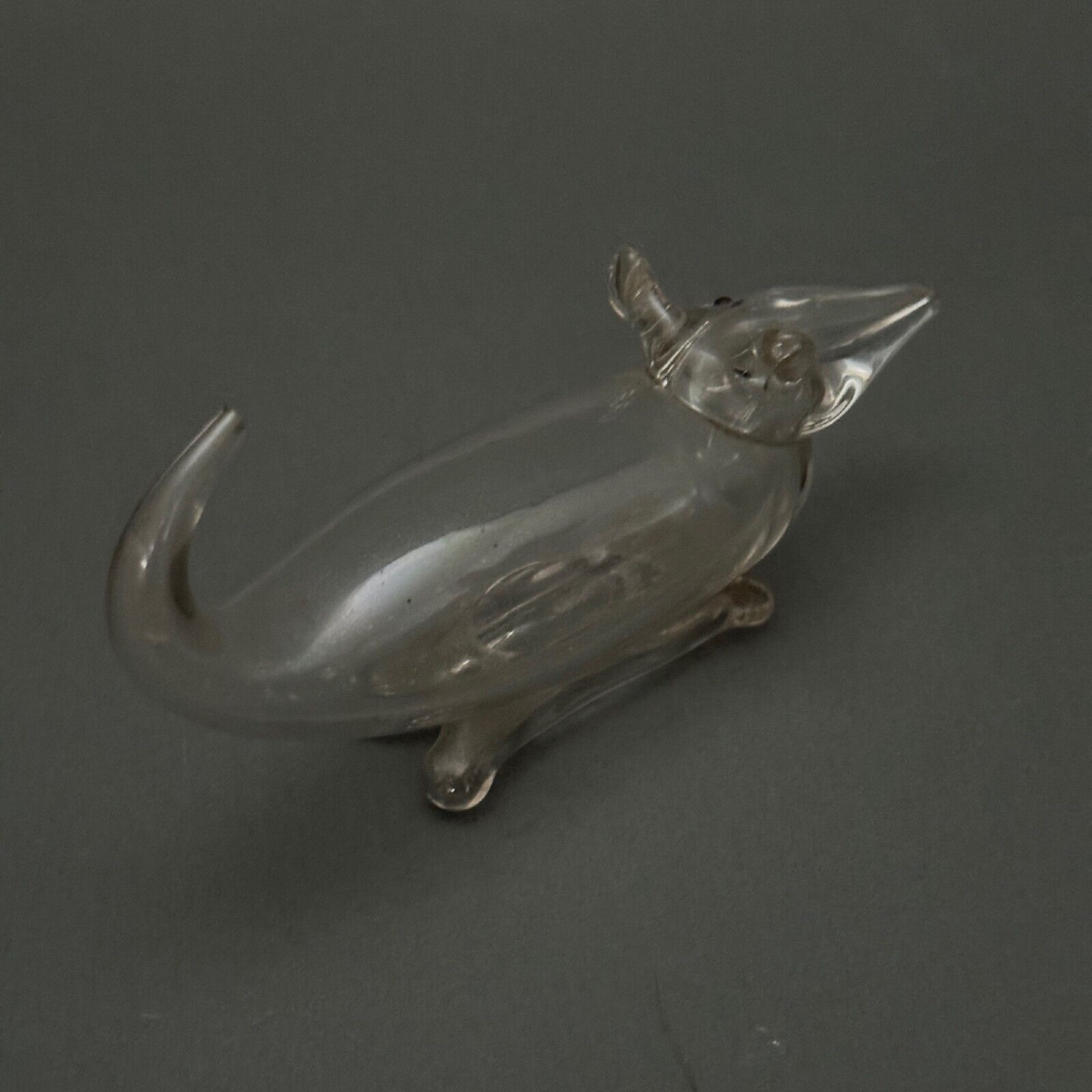 Souris en verre soufflé compte-gouttes XVIIIe-photo-4