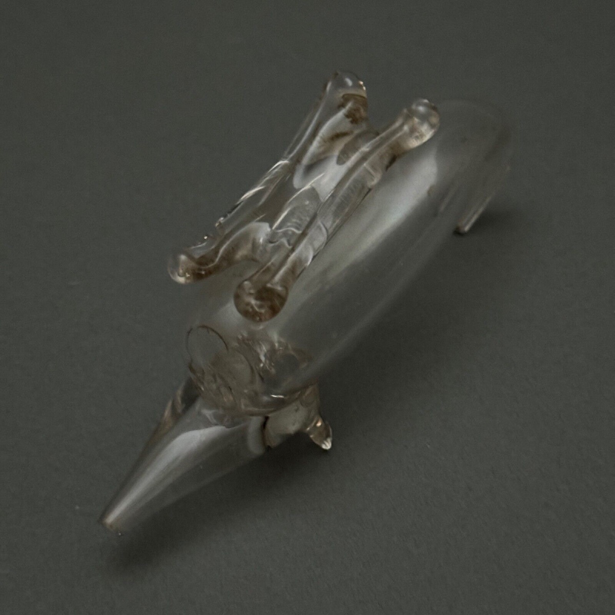 Souris en verre soufflé compte-gouttes XVIIIe-photo-5