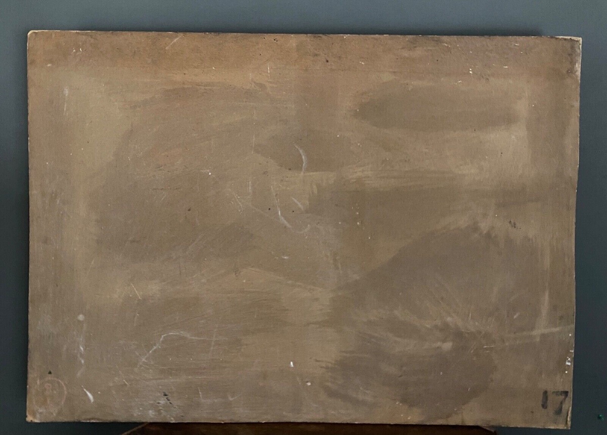 Portrait Of Reclining Nude Women, Studio Of Guillot Rafaillac, Oil On Panel, 20th Century-photo-4