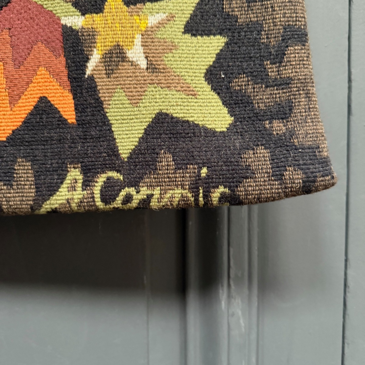 Tapisserie à l'oiseau par A. Cornic XXe-photo-2