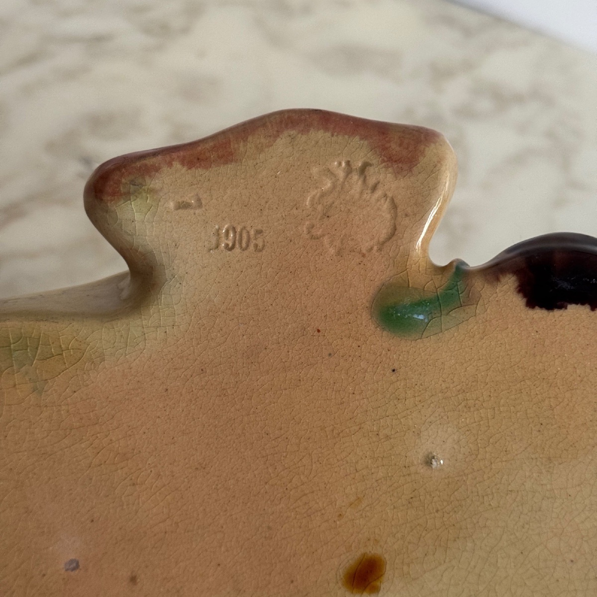 Crachoir figuratif par Rafael Bordalo Pinheiro (1846-1905) -photo-2