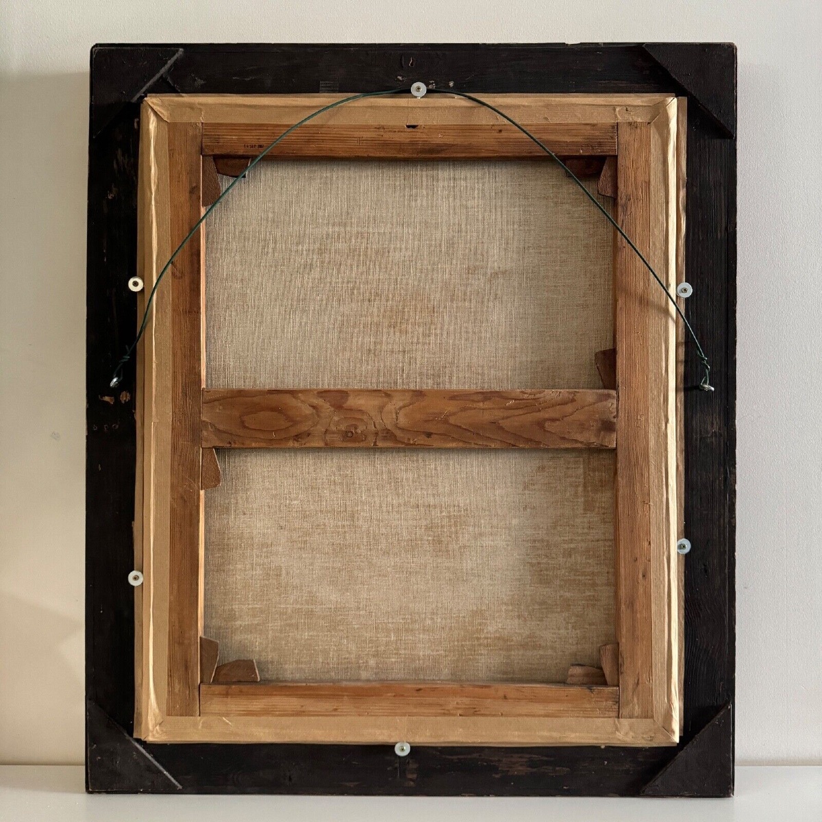 Oil On Canvas, Woman With A Parasol In A Wooded Area, 19th Century-photo-3