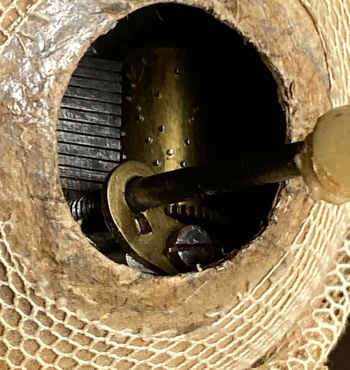 Poupée musicale Germany sur tige tête en porcelaine-photo-7