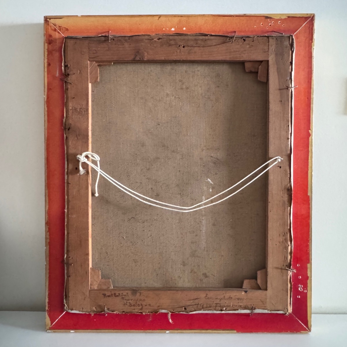 Huile sur toile reprise de Francesco Francia Evangelista Scappi XVIe-photo-3