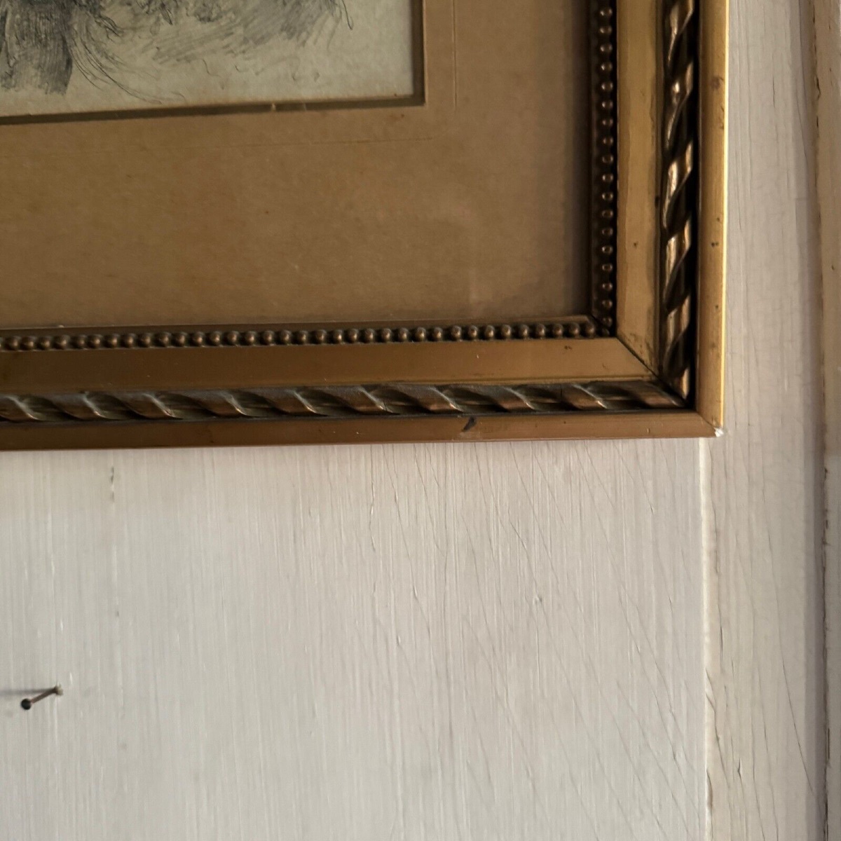 Dessin au fusain jeune élégante par Gaston Gérard 1890-photo-3