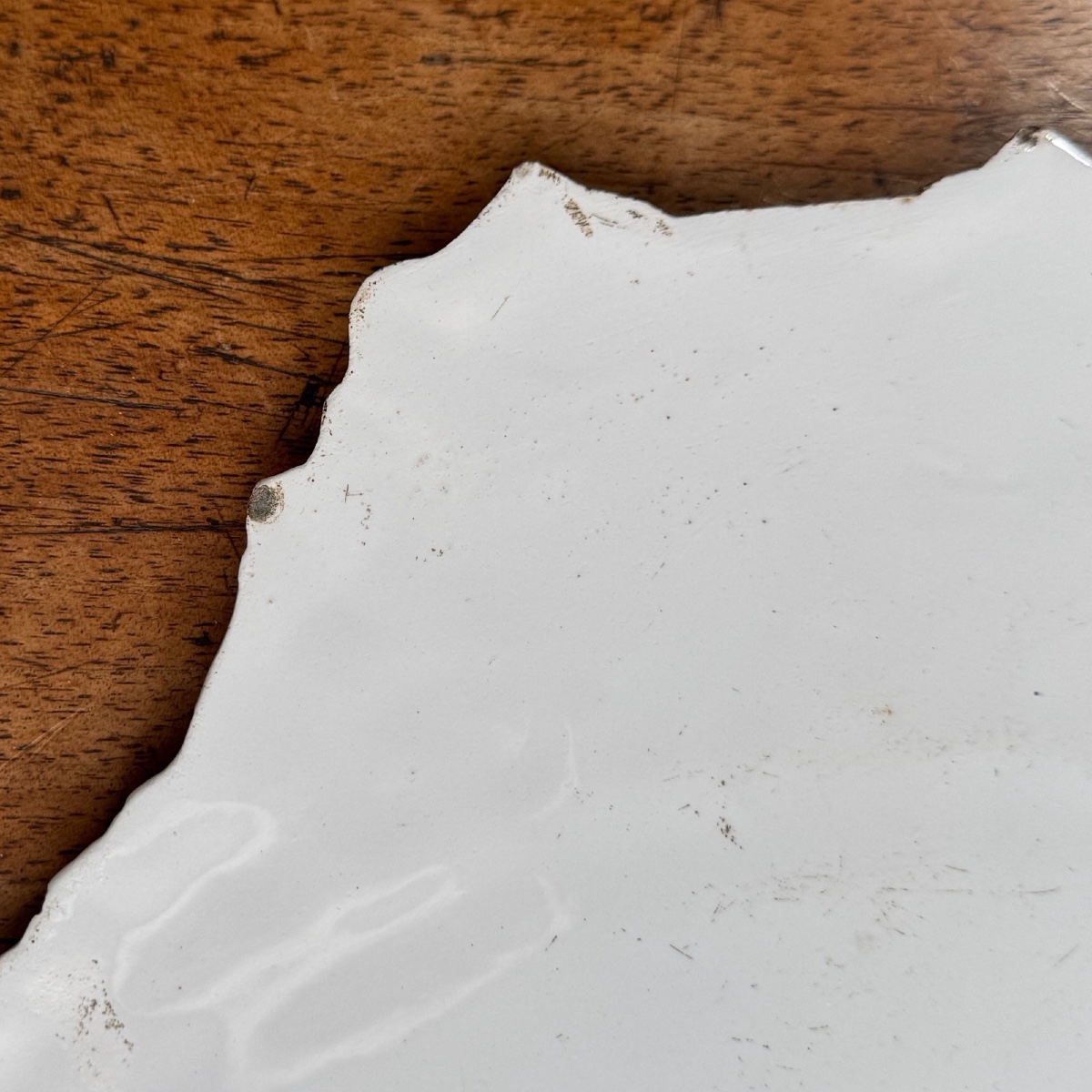 Plaque décor au Chinois manufacture de Choisy-le-Roi HB double coquille-photo-1