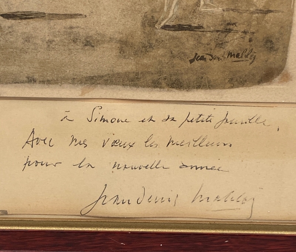 Lithographie en couleur par Jean-Denis Malclès La Fiancée et ses Amies-photo-7